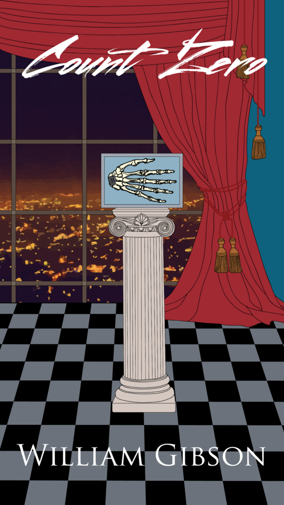 Count Zero Book Cover Design - Simplified Design