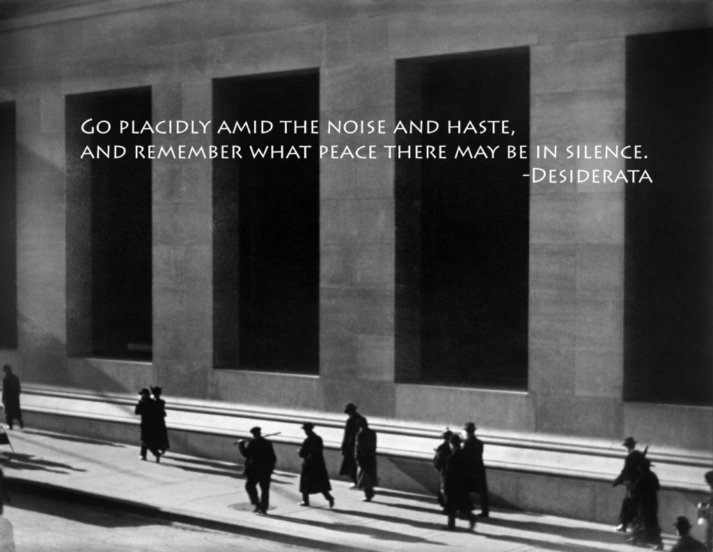 Desiderata Typography - 2