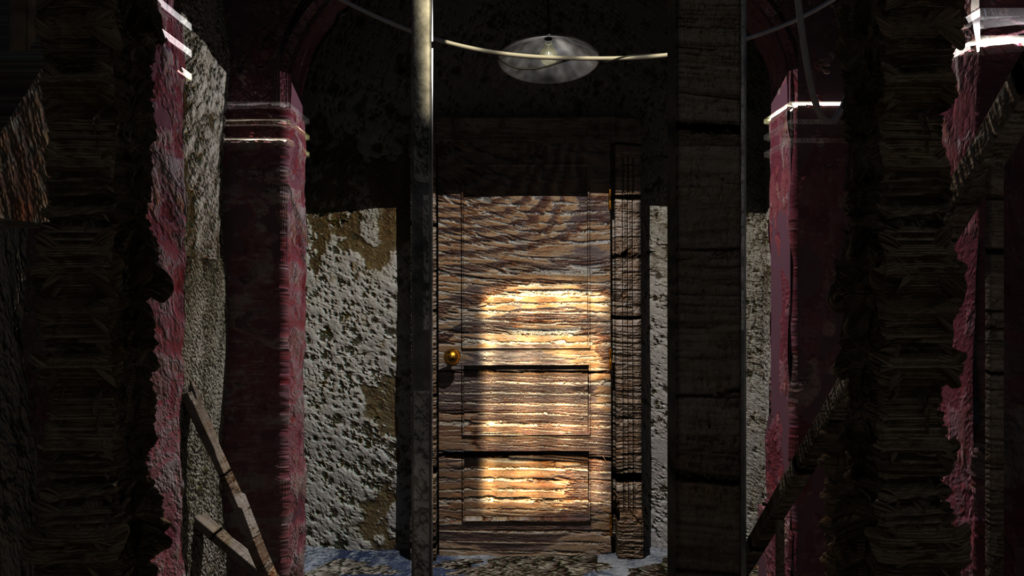 Hallway 3D Texturing & Lighting