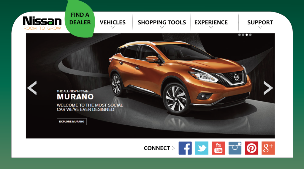 Nissan Website Concept - 1