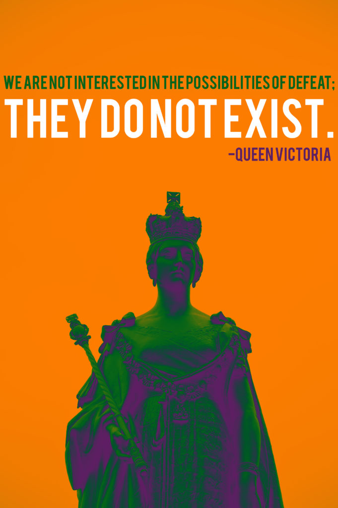 Queen Victoria Typography