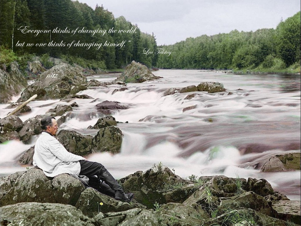 Leo Tolstoy Typography - 1