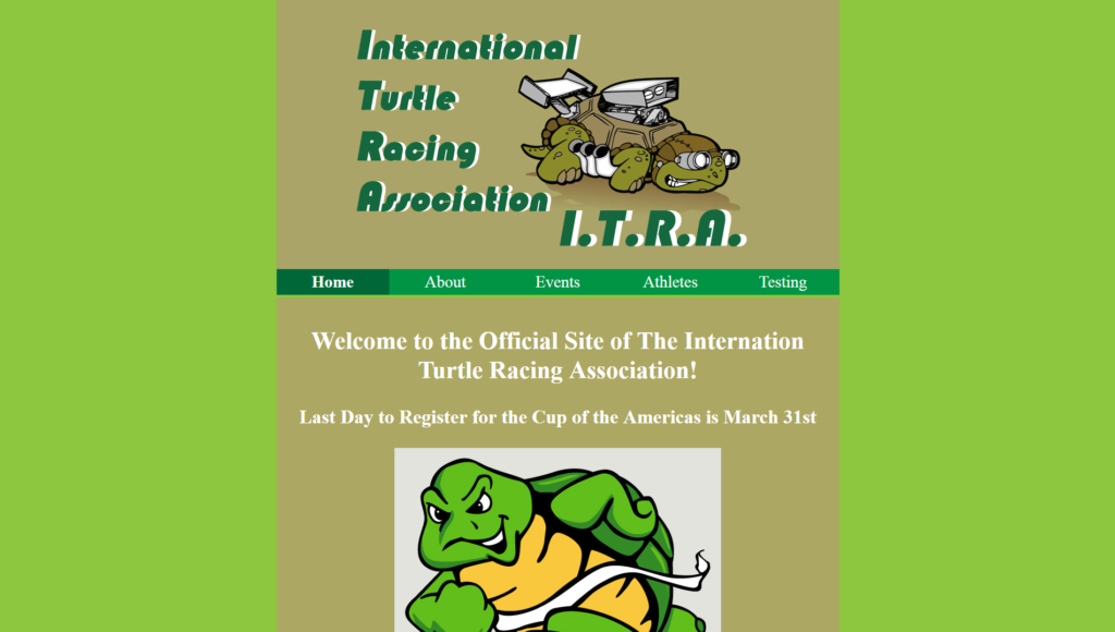 ITRA Website Screenshot